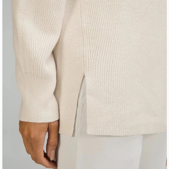 lululemon athletica Cream Crew Neck Sweater - Picture 5 of 16